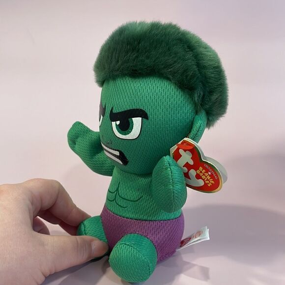 7" TY Beanie Boo * HULK * Marvel * With Tags * 2016 NWT excellent condition - Picture 2 of 10